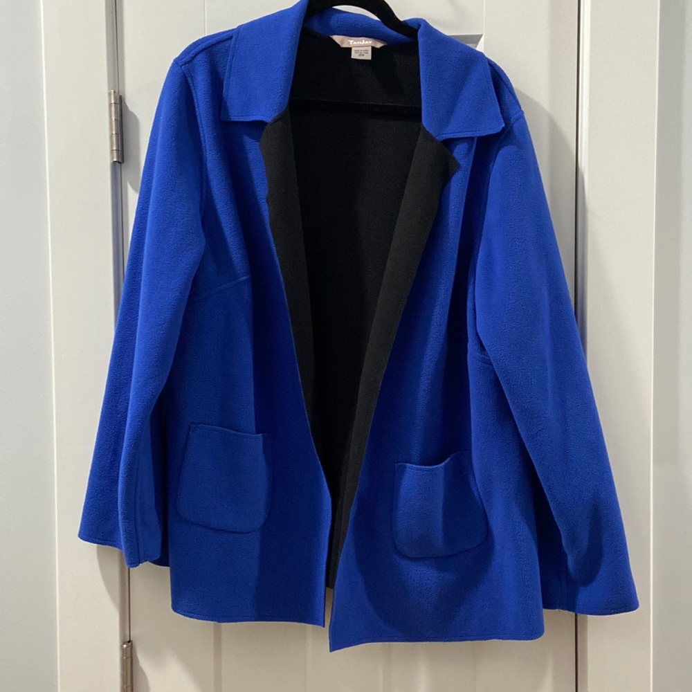 Blue and black comfy teddy EUC Tanjay 18w